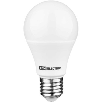 Светодиодная лампа TDM ELECTRIC А60-10 Вт-230 В-4000 К–E27 "Лампа-ДИММЕР" SQ0340-0196