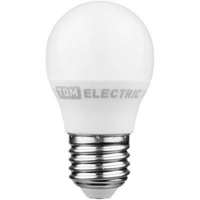 Светодиодная лампа TDM ELECTRIC FG45-6 Вт-230 В-4000 К–E27 "Лампа-ДИММЕР" SQ0340-0202