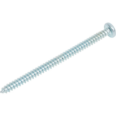 Саморез ZAMETAL 3,9x60 с полукруг. гол., крест. шлиц, DIN 7981, оц., уп. 200 шт. ZA521668