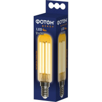 Лампочка светодиодная филаментная ФОТОН LED FL T25 4Вт E14 2200К, теплый свет, 23936