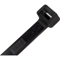 Стяжки черного цвета SapiSelco 12х250 мм, полиамид 6.6, уп. 50 шт. SEL.3.450R