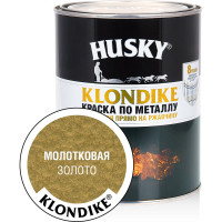 Краска по металлу с молотковым эффектом HUSKY KLONDIKE (золото; 0.9 л) 25618