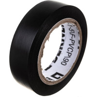 Изолента BERNER черная, 15 мм х 10 м 299970