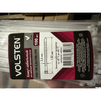 Хомут Volsten нейлон 3,6x150 100 шт. V02-1W-3,6x150-100 9499