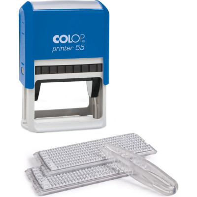 Самонаборный штамп Colop Printer 55 SET- F син