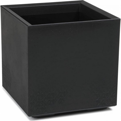LAMELA Sp.z o. 935 Кашпо квад на колесиках KARO ECO recycled 40 40 h39 4 см 36л черный 064855