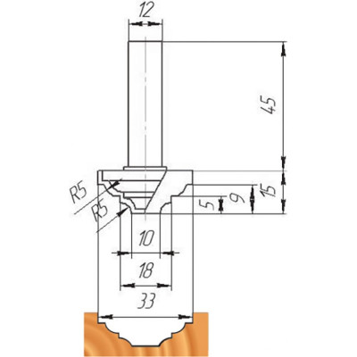 Фреза МебельДрев ФК 0080 4627198884432