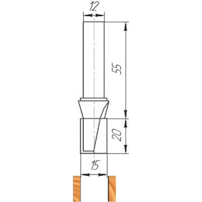 Фреза МебельДрев ФК 0315 4627198885118