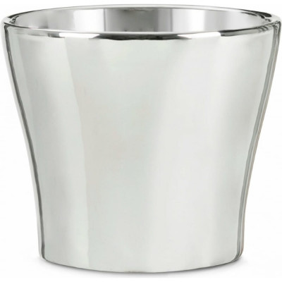 Керамическое кашпо SCHEURICH 808 Mirror Silver 058279