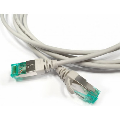 Экранированный патч-корд Hyperline PC-LPT-SFTP-RJ45-RJ45-C6A-1.5M-LSZH-GY 445645