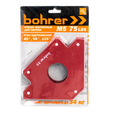 Уголок магнитный для сварки Bohrer M5 71340575