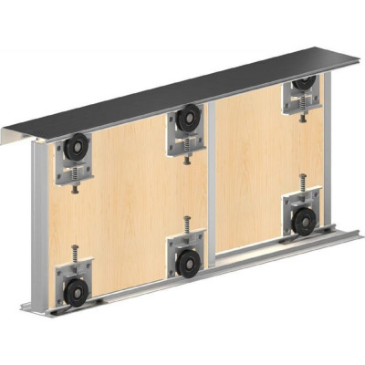 Valcomp Система д/раздв дверей BETTA 1800мм серебро 2д 2209033