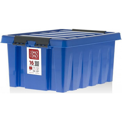 Rox Box Контейнер с крышкой, 16 л, синий M-016-00.06
