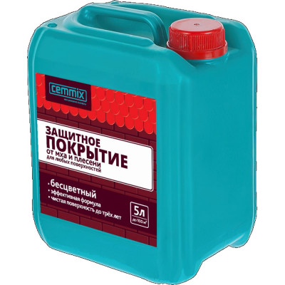 Cemmix Защитное покрытие от грибка и плесени Universale Cleaner 5л 82578515