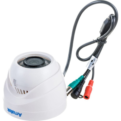 Amatek AC-HD202E 3.6 мм ECO серия Видеокамера мультиформатная купольная 7000556