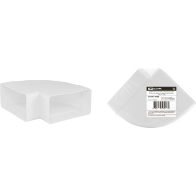 Соединительное колено горизонтальное для прямоугольных воздуховодов (55х110 мм; 90 градусов) TDM ELECTRIC SQ1807-1729