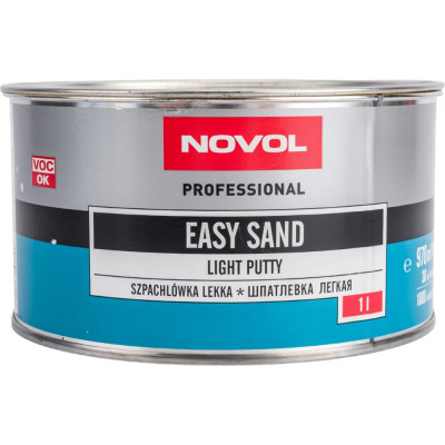 Мягкая мелкозернистая шпатлевка NOVOL EASY SAND 31512