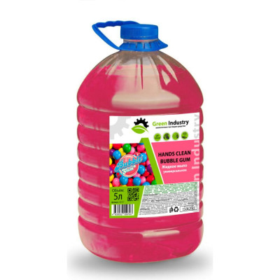 Green Industry Жидкое мыло Hands Clean Bubble Gum, 5л 100157