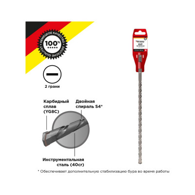 Бур sds-plus по бетону KRANZ KR-91-0050