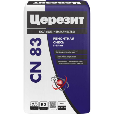 Церезит Ремонтый состав CN 83 25кг 792207