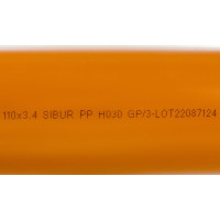 Gigant Труба для наружной канализации Д110 L=1 м рыжая, толщина стенки 3,4 мм GSG-27