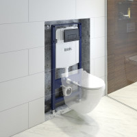 IDDIS Комплект 2 в 1: инсталляция и клавиша смыва Optima Home OPH00MBi32K