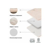 IDDIS Коврик для ванной комнаты 50*80 см полиэстер с запоминающей пеной B23P580i12