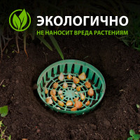 СИБРТЕХ Корзина посадочная круглая, 300x75 мм 65076