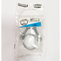 Двойной хомут Boutte стальная нить, 19-22 мм, 2 шт. 0204885