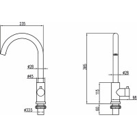 Автоматический смеситель Kopfgescheit KR5149СV-DС