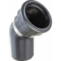 Отвод ХЕМКОР НПВХ внутренняя канализация 50 мм 45 градусов 2391027 0 2066