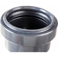 Отвод ХЕМКОР НПВХ внутренняя канализация 50 мм 45 градусов 2391027 0 2066