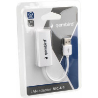 Сетевой адаптер Gembird Ethernet USB 2.0 - Fast Ethernet adapter, NIC-U4