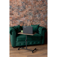 Компьютерный стол Титан Мета СЛКС-7, ясень шимо темный 4670026243468