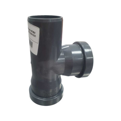 Тройник ХЕМКОР НПВХ внутренняя канализация 5050 мм 87 градусов 2391022 0 2611