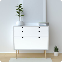 Аэрозольная краска Elcon для мебели и предметов декора, для металла, для пластика, для керамики, для стекла, для гипса, быстросохнущая, акриловая, белоснежно-белый, аэрозоль 520 мл 00-00462254