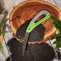 Складная садовая пила Четыре сезона с прорезиненной ручкой 64-0070