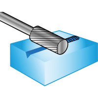 Борфреза твердосплавная форма A (16x25 мм; хвостовик 6 мм) NORGAU 077105160