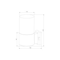 Садово-парковый светильник Elektrostandard 35125 U Roil чёрный дымчатый плафон a055630