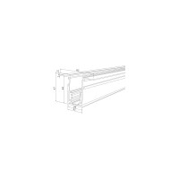 Встраиваемый шинопровод Elektrostandard - slim magnetic (белый) (1м) 85086/00 a061233