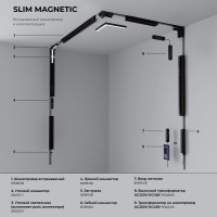 Угловой внутренний коннектор для накладного шинопровода Elektrostandard Slim Magnetic 85091 a057206