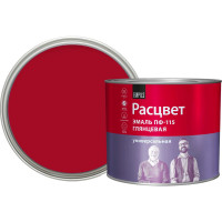 Эмаль Расцвет ПФ-115 вишневая, 1.9 кг 9063