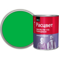 Эмаль Расцвет ПФ-115 салатовая, 0.9 кг 9595