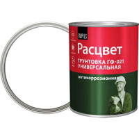 Универсальная грунтовка ГФ-021 Расцвет белая, 0.9 кг 4438