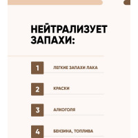 Нейтрализатор запаха освежитель воздуха с ароматом кожи CleanBox BLOCK (Блок) 0,5л 1303058