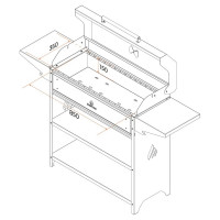 Мангал гриль Professional Optima BBQ GRATAR POBn 3001