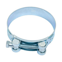 Силовой хомут Nord-Yada Д: 92-97 мм, Ш: 24 мм, Т: 1.5 мм, болт: М8х70, оцинкованная сталь 906003