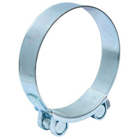 Силовой хомут Nord-Yada Д: 92-97 мм, Ш: 24 мм, Т: 1.5 мм, болт: М8х70, оцинкованная сталь 906003