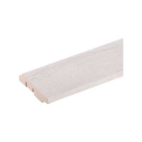 Плинтус COSCA DECOR WP07 экошпон, дуб кремовый, 80x16x2400 мм, МДФ СПБ103656