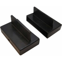 Латодержатель для деревянного каркаса Левша ЛДП 53-06 2 шт, черный У8-9810.Ч